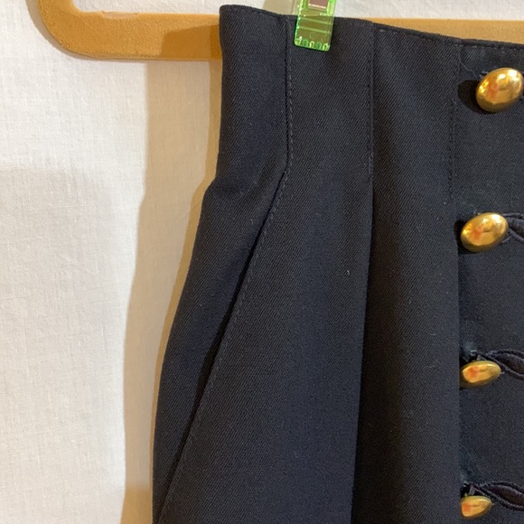 Absolutely gorgeous vintage nautical trousers from Escada, dark navy, size 4 - Picture 3 of 6